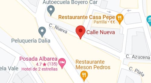 mapa registro civil-juzgado de paz de Candeleda