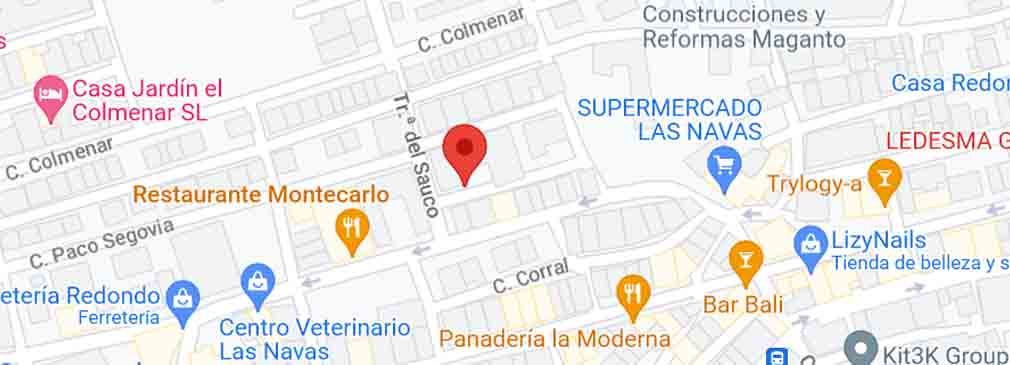 plano Registro Civil Juzgado de Paz Las Navas del Marques